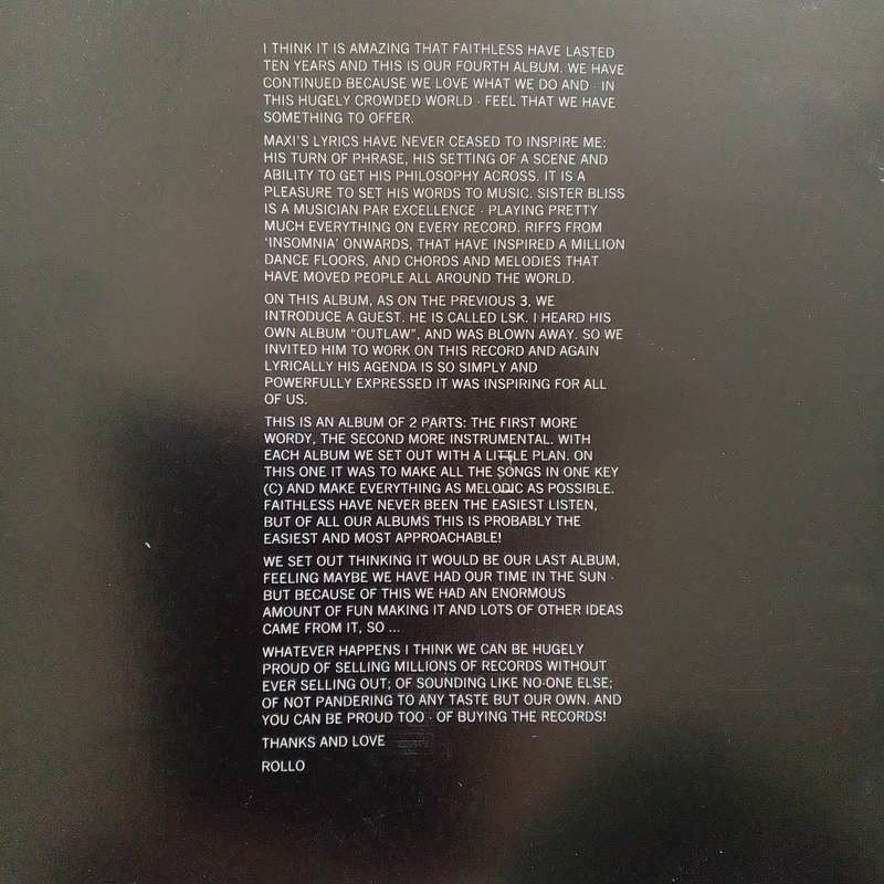 Faithless (CD) No Roots