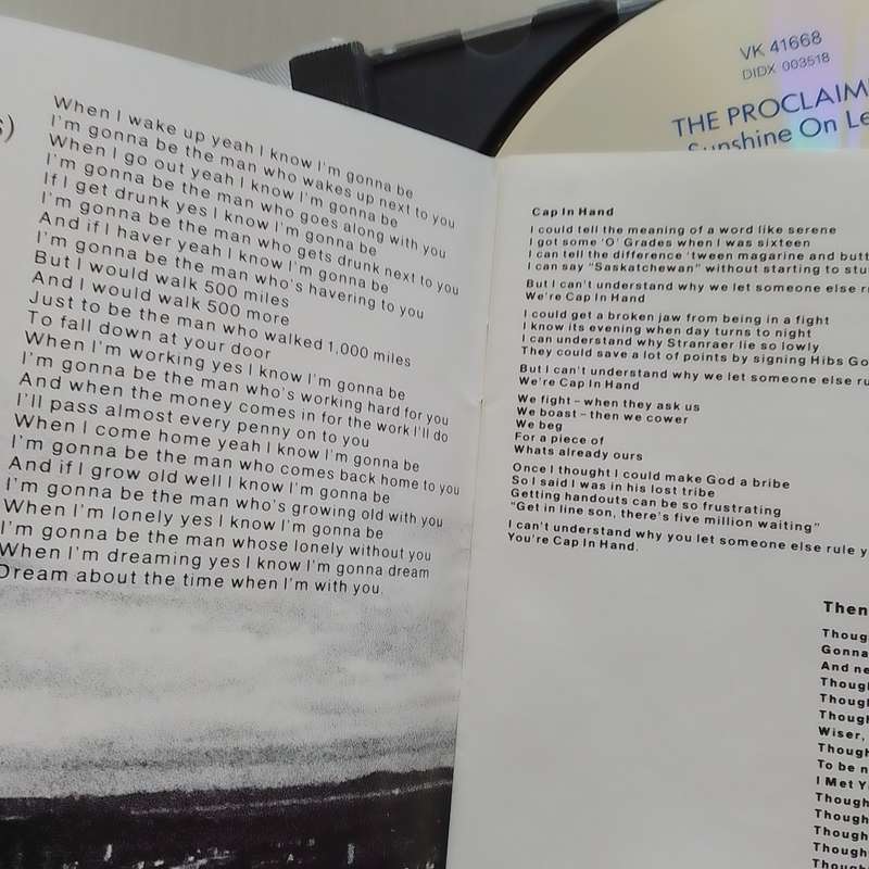 The Proclaimers (CD) Sunshine On Leith