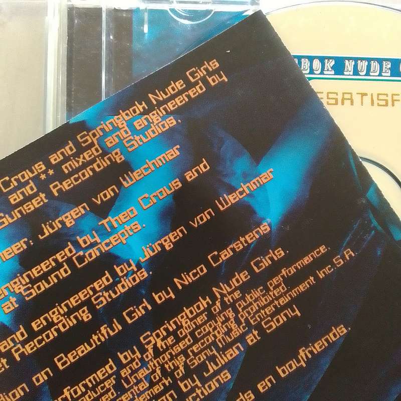 Springbok Nude Girls (CD) AfterLifeSatisfaction