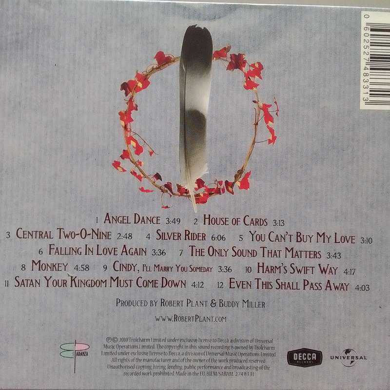 Robert Plant (CD) Band Of Joy