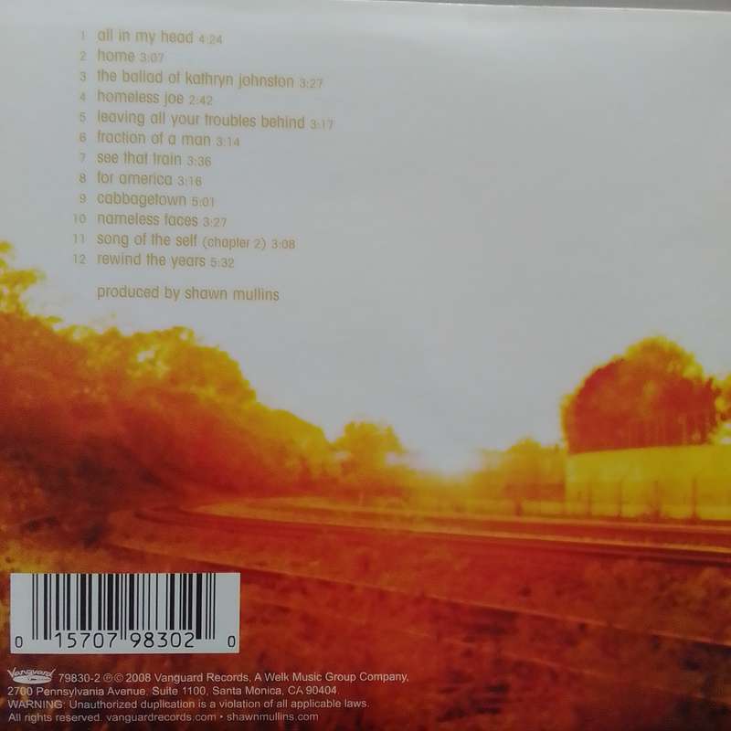 Shawn Mullins (CD) Honeydew