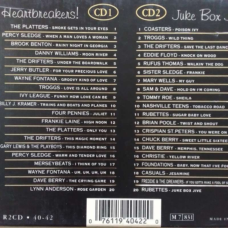 Heartbreaker Hits (CD) Of The 50s, 60s & 70s!