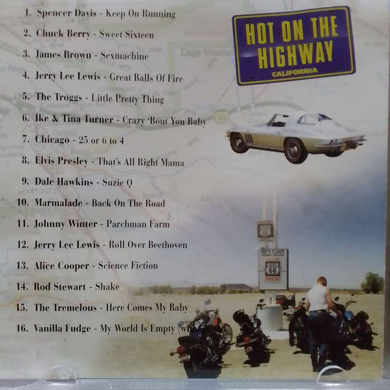 Hot On The Highway (CD) California - Compilation