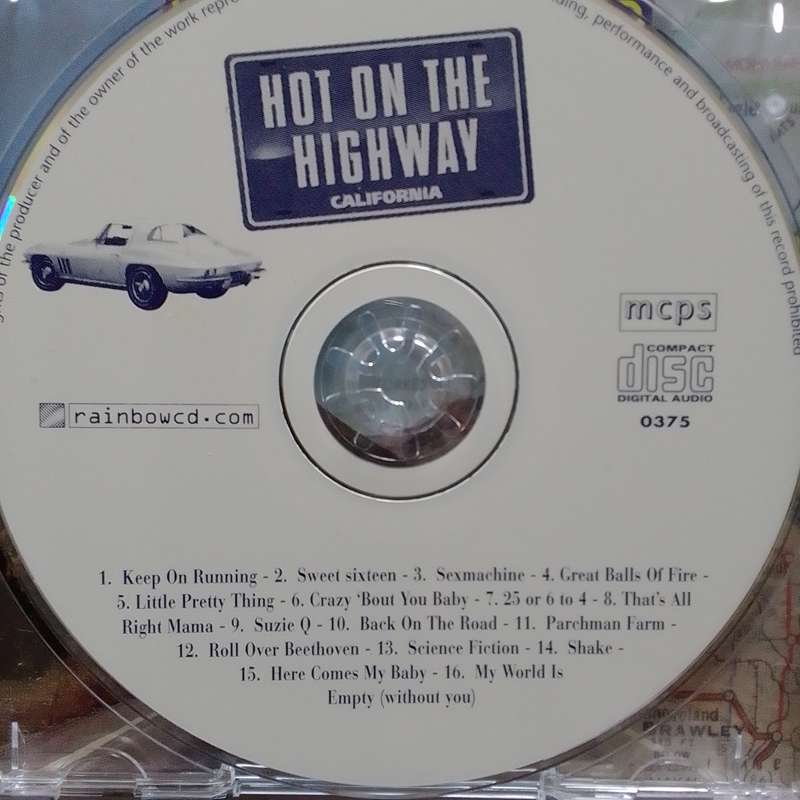 Hot On The Highway (CD) California - Compilation