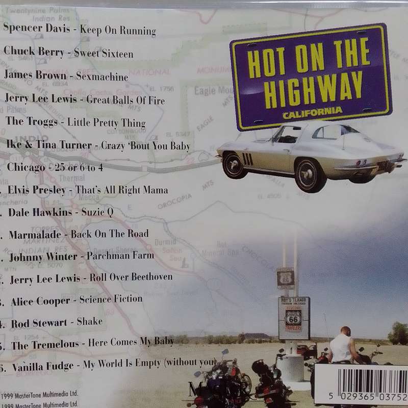 Hot On The Highway (CD) California - Compilation