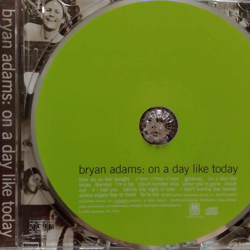 Bryan Adams (CD) On A Day like Today