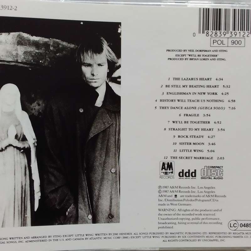 Sting (CD) Nothing Like The Sun