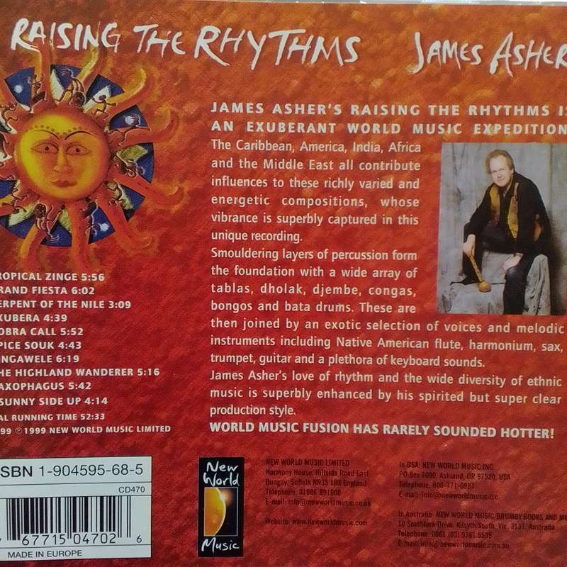 James Asher (CD) Raising The Rhythms
