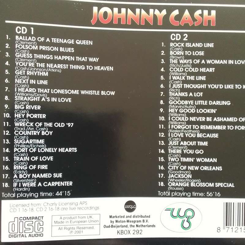 Johnny Cash (CD) Johnny Cash - Double