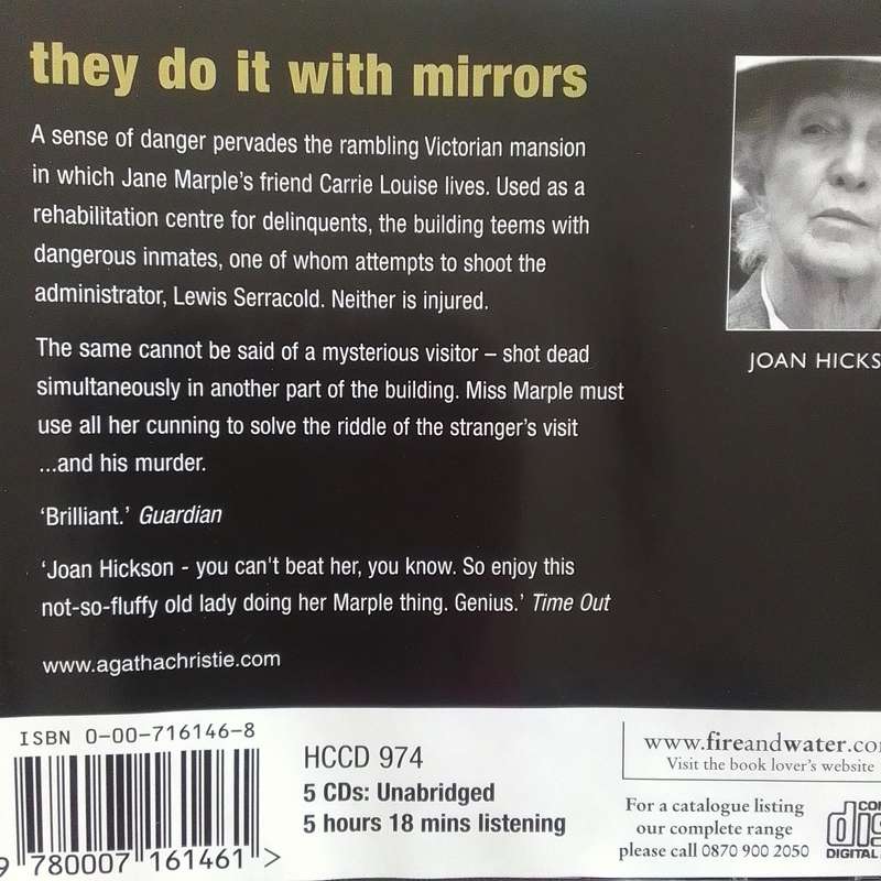 They Do It With Mirrors (5-CD Audio Book) Agatha Christie