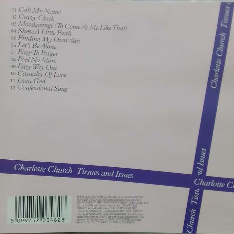 Charlotte Church (CD) Tissues And Issues