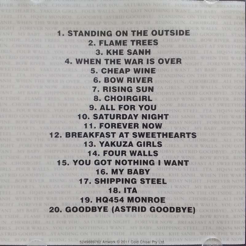 Cold Chisel (CD) All For You  The Best Of