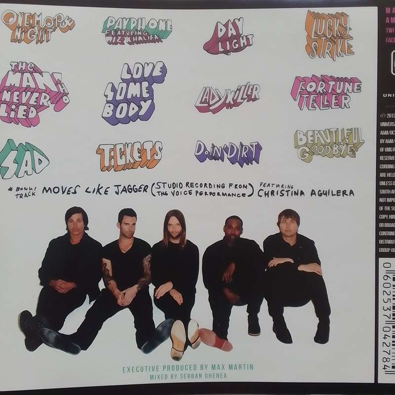 Maroon 5 (CD) Overexposed