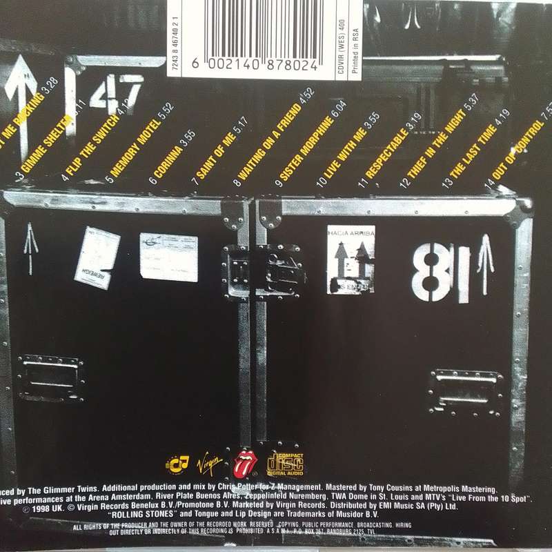 The Rolling Stones (CD) No Security