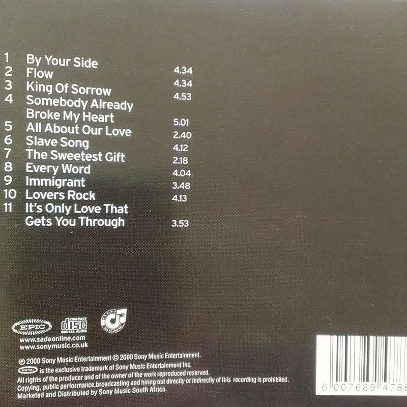Sade (CD) Lovers Rock