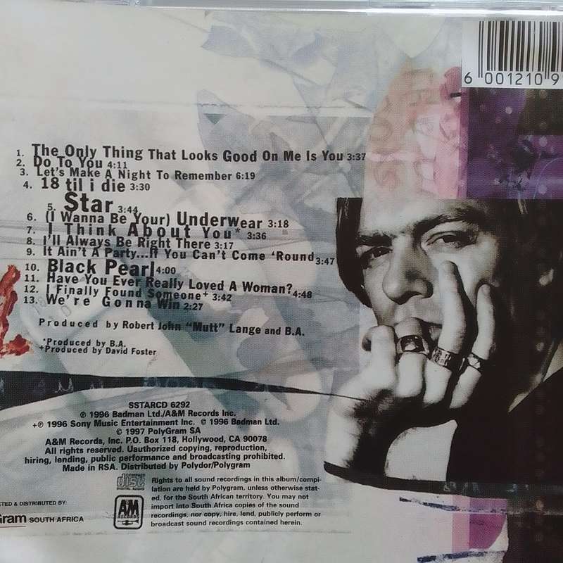 Bryan Adams (CD) 18 til I Die