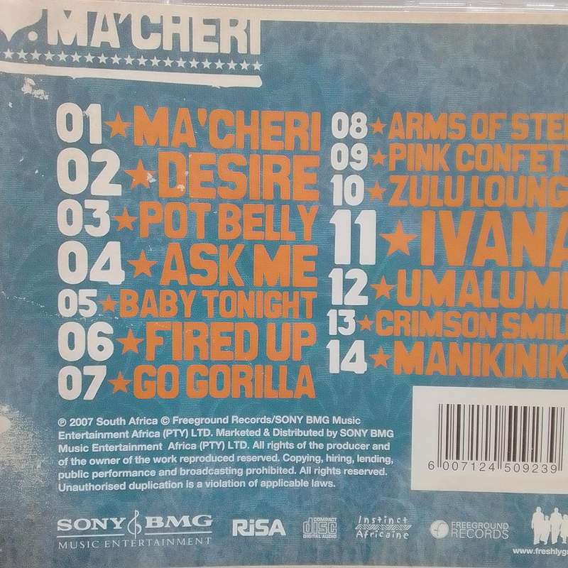 Freshlyground (CD) Ma'Cheri