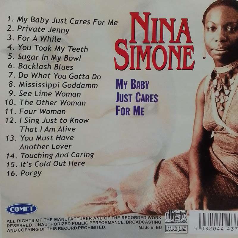Nina Simone (CD) My Baby Just Cares For Me