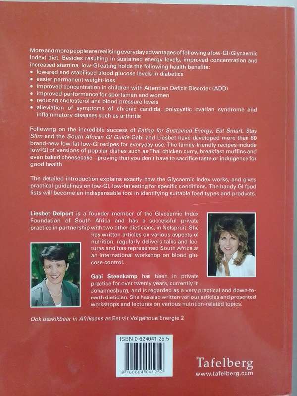 Eating For Sustained Energy 2 (Soft Cover) Gabi Steenkamp & Liesbet Delport
