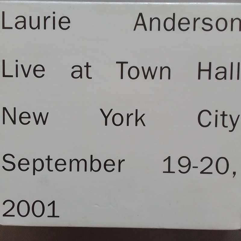Laurie Anderson (CD) Live At Town Hall NYC 2001