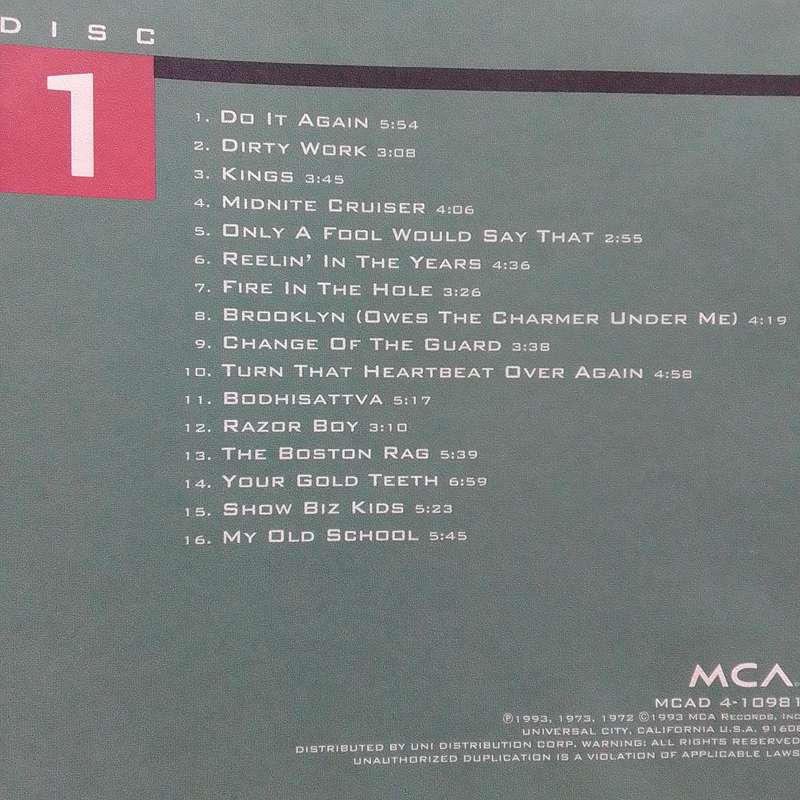 Steely Dan (CD) Citizen Steely Dan Compilation 1 & 2