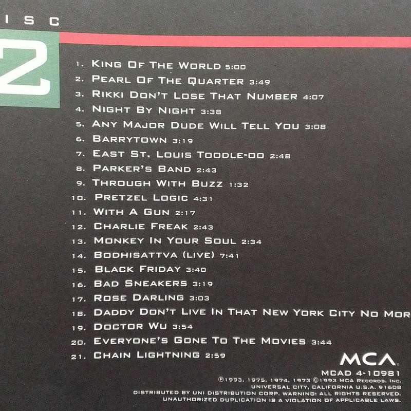 Steely Dan (CD) Citizen Steely Dan Compilation 1 & 2