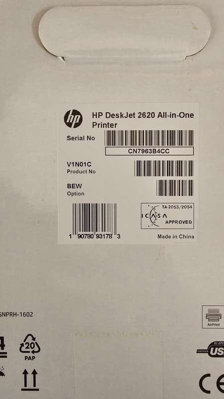 Hp deskjet 2620 Wi-Fi