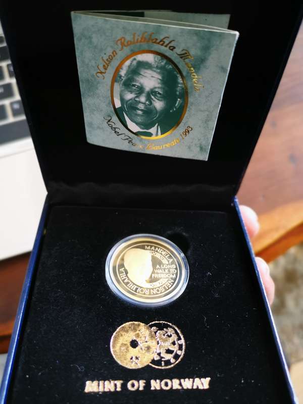 Mandela 1/2 Oz Mint Mark Medallion 2010