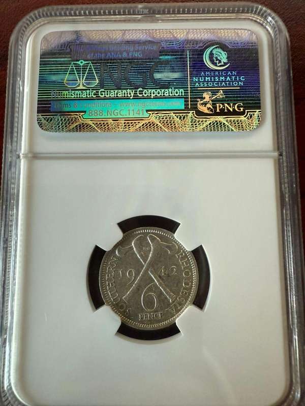 1942 RHODESIA 6P