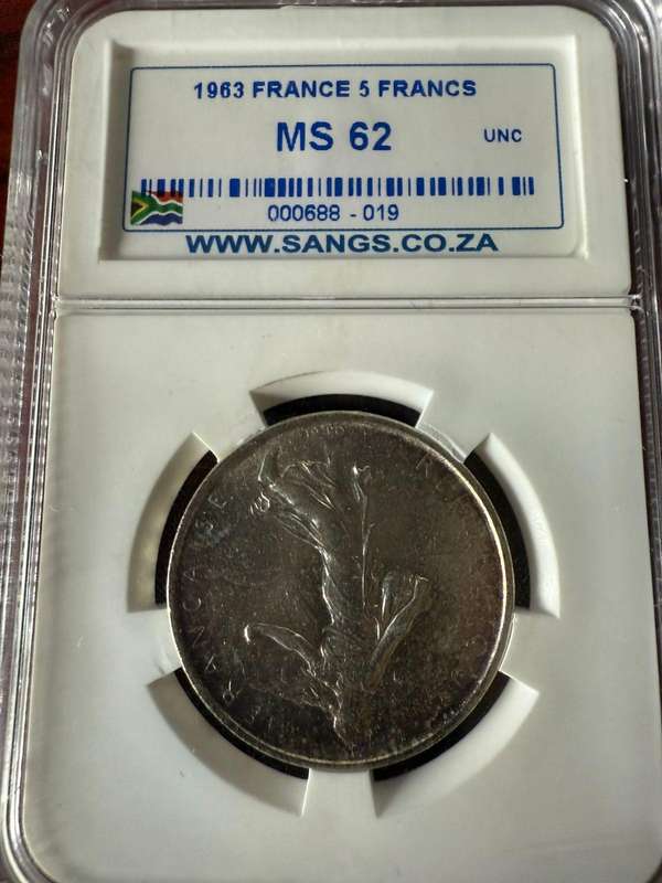 1963 5 FRANCS