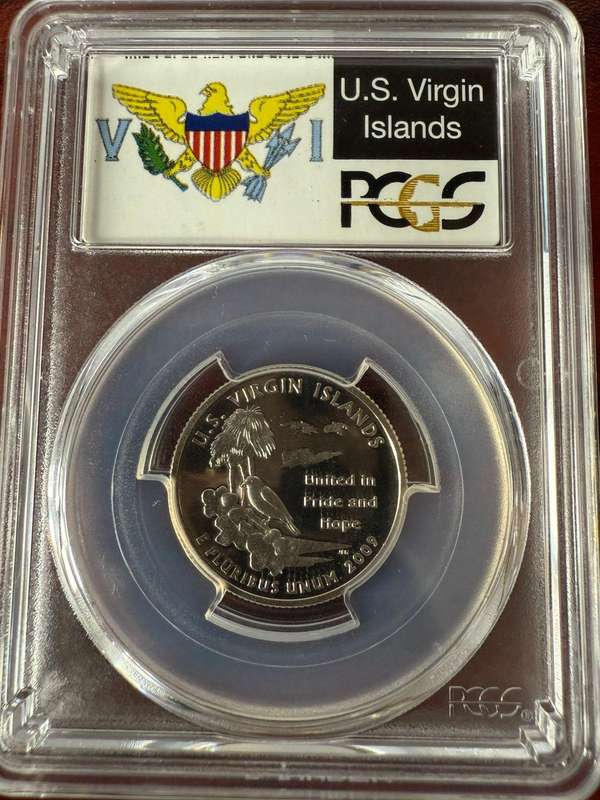 2009 USA 25C VIRGIN ISLANDS