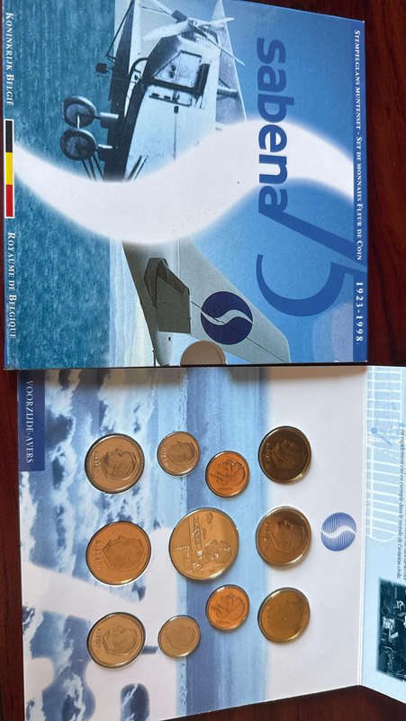 1998 Belgium proof set
