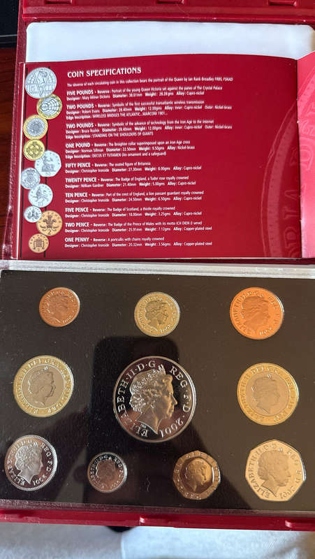 2001 UK PROOF SET