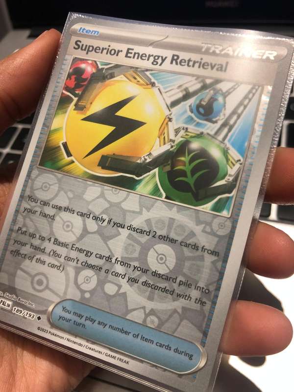 Pokemon Trading Cards - Superior Energy Retrieval - 189/193 - Reverse Holo - Paldea Evolved NM