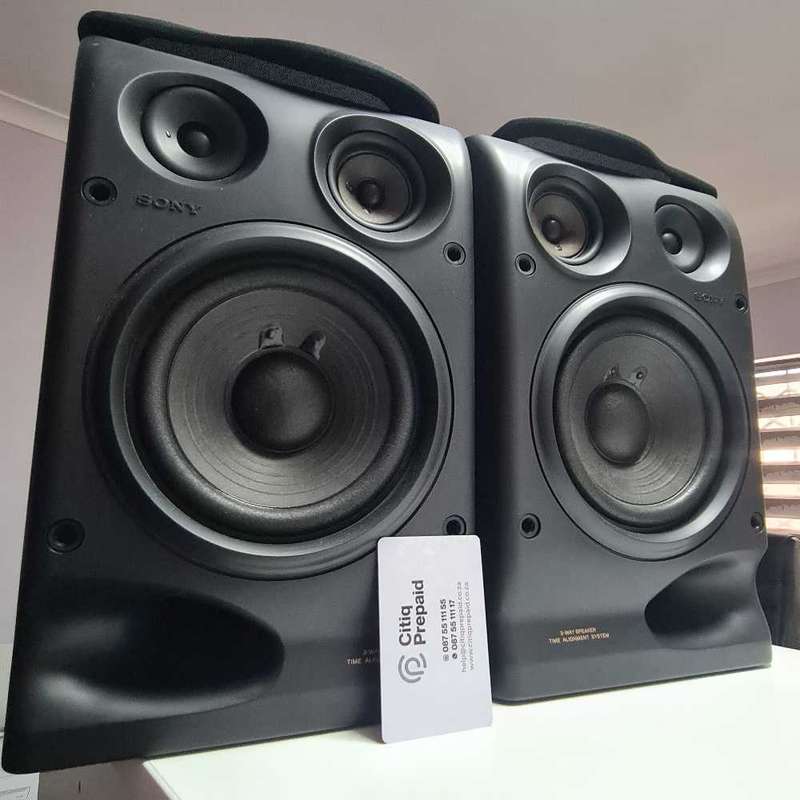 Powerful Sony 3-way speakers.