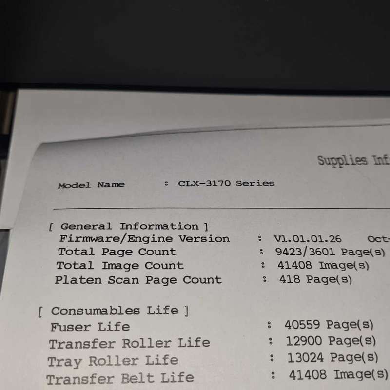 Samsung CLX-3175 Color printer