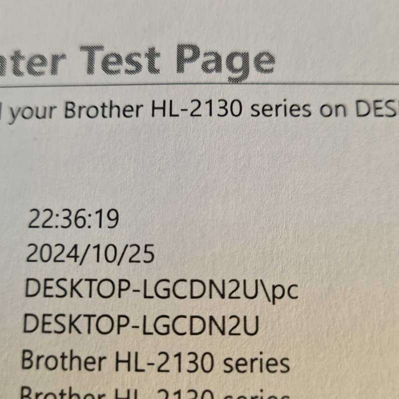 Fast reliable Brother HL-2130 Laser printer
