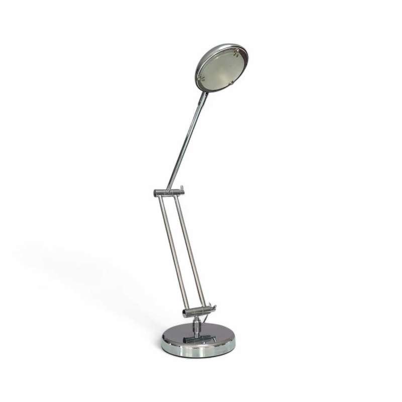 Polished Stainless Steel Table/Desk Lamp