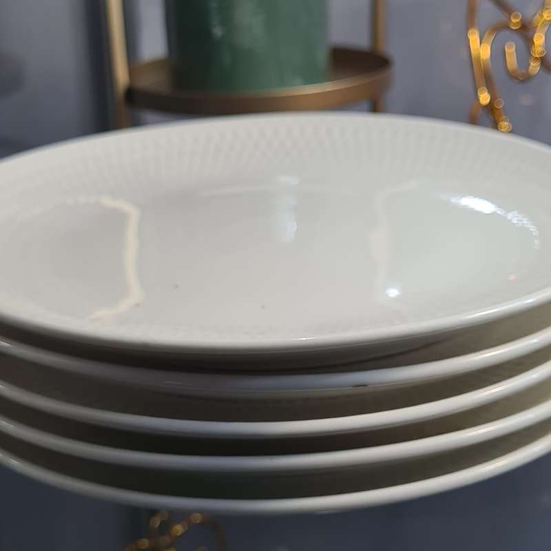 Maxwell $ Williams White Basics Diamonds Side Plates x 5