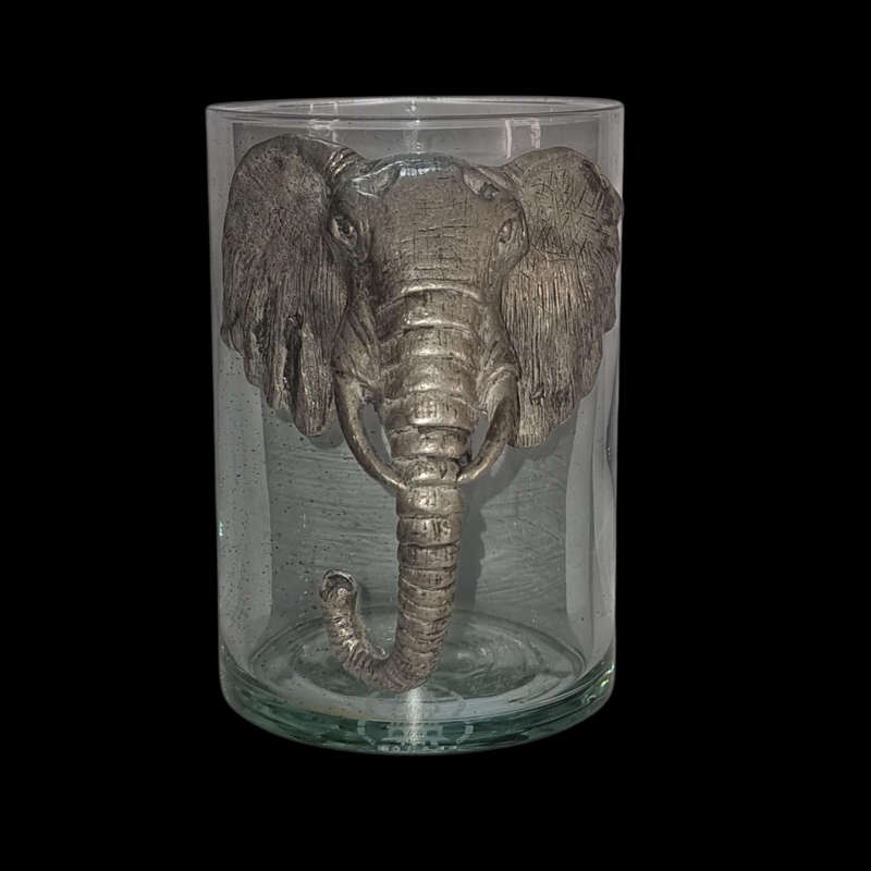Large Elephant Beer Mug with steel handle
