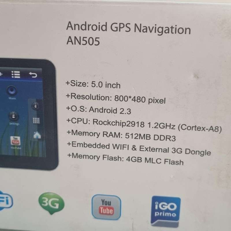 Android Navigator and entertainment screen