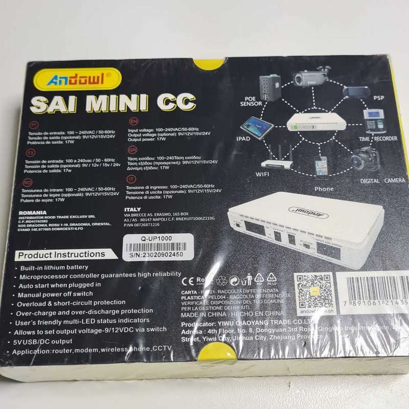 Andowl mini DC UPS