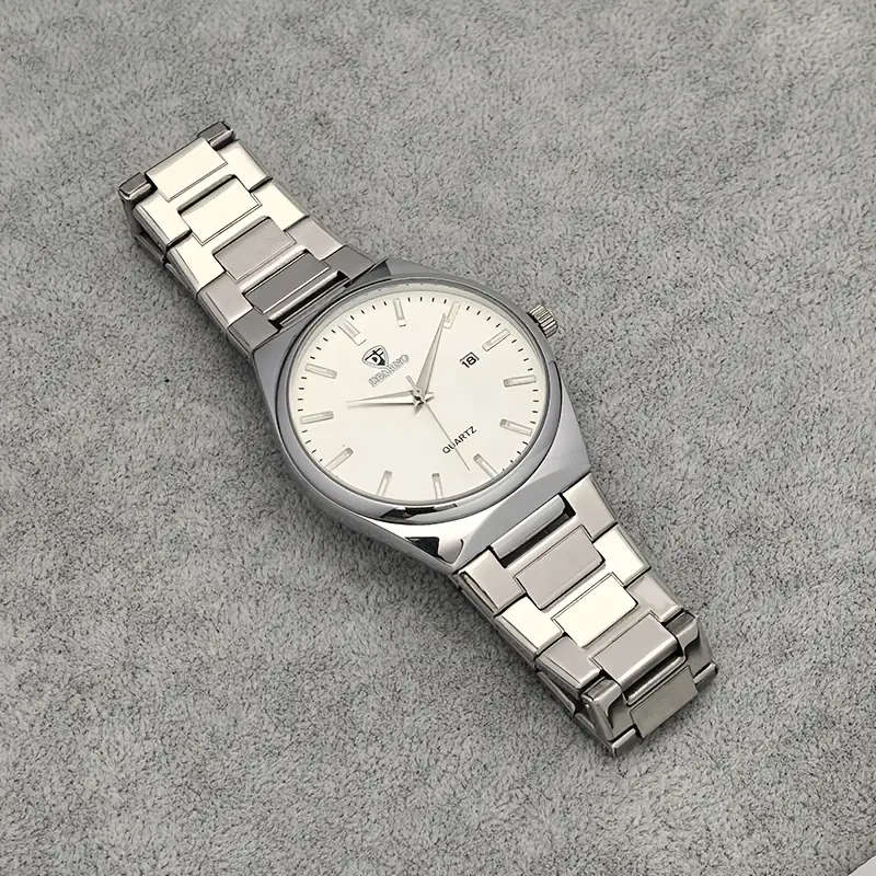 DEARNO Stainless Steel Quartz Watch for Men