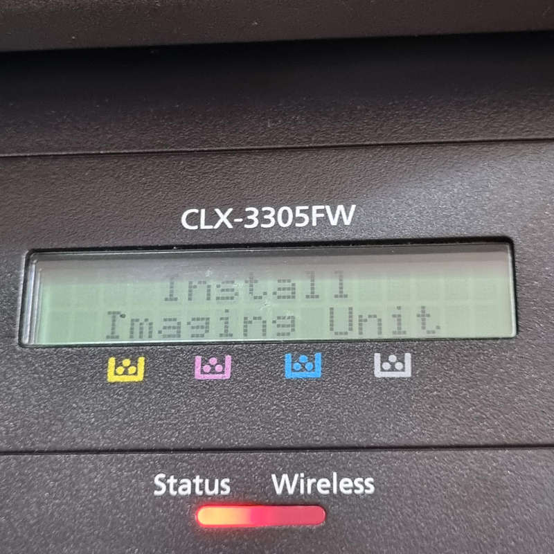 Samsung Wireless Color Printer (needs new image unit)