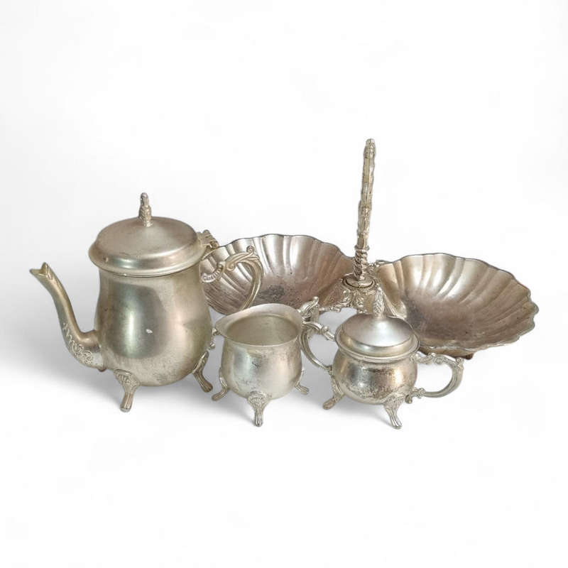 Silver plated mini tea set