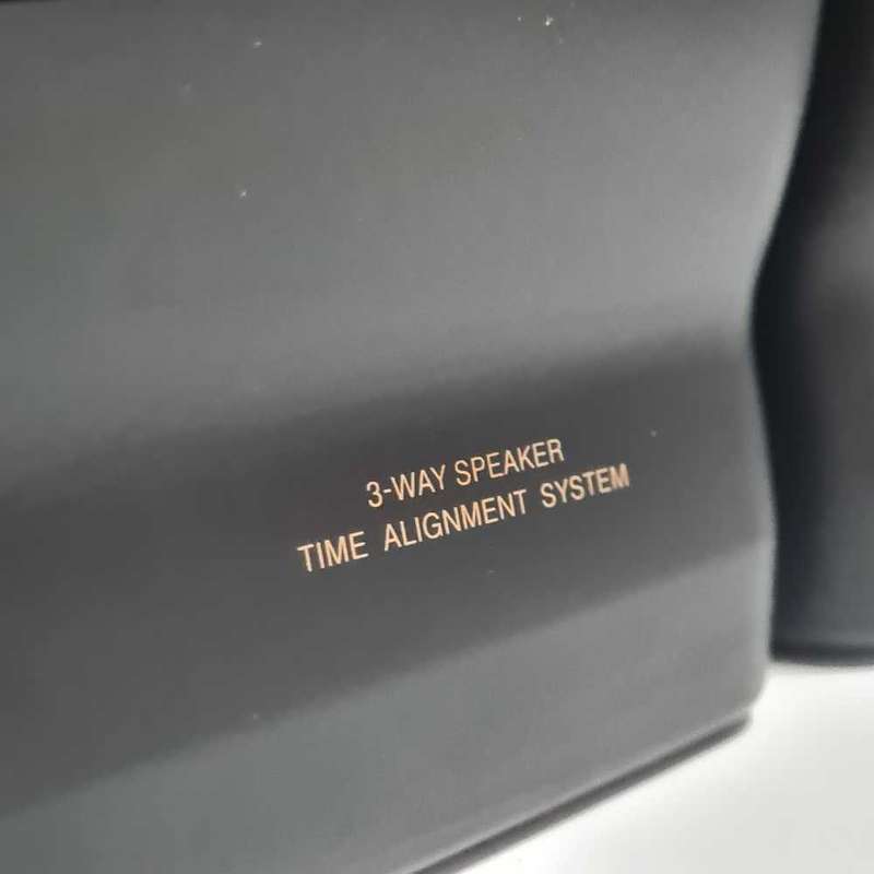Powerful Sony 3-way speakers.
