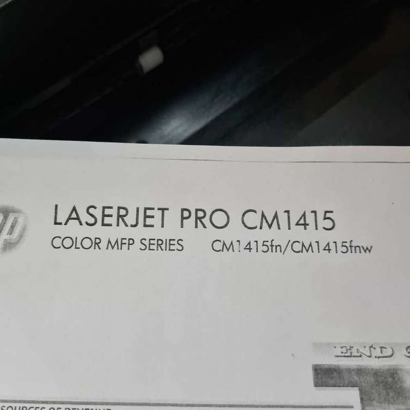 LaserJet Pro CM1415fn color MFP (See all details)