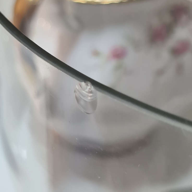10 pieces high tea set with glass cake stand