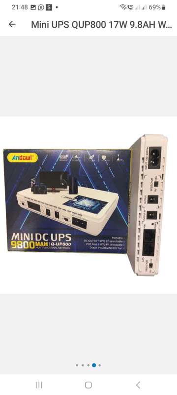 Andowl mini DC UPS