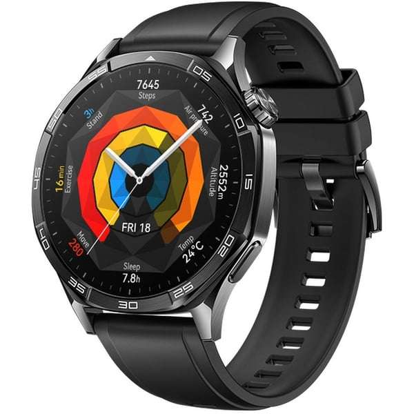 GT5 Pro smart watch with NFC, GPS, Compass, Heartrate monitor, and many more functions